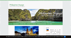 Desktop Screenshot of philippines-voyage.net