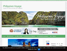 Tablet Screenshot of philippines-voyage.net